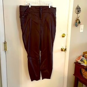 Torrid faux leather skinny jeans